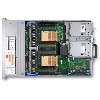 Krachtige DELL PowerEdge R740xd Xeon 4214 64GB Rack 2U Server met 2,2GHz CPU