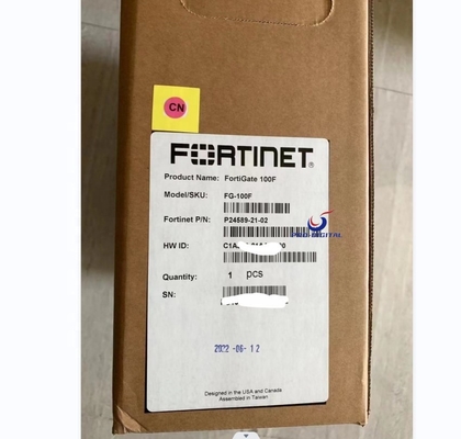 Kleine netwerken Grote bescherming De FG-100F Fortinet Firewall met VPN-ondersteuning