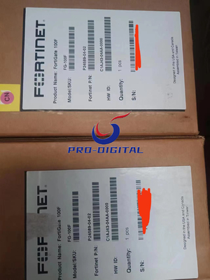 Kleine netwerken Grote bescherming De FG-100F Fortinet Firewall met VPN-ondersteuning