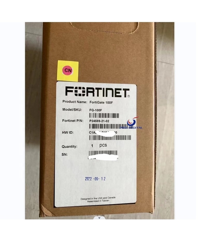 Kleine netwerken Grote bescherming De FG-100F Fortinet Firewall met VPN-ondersteuning
