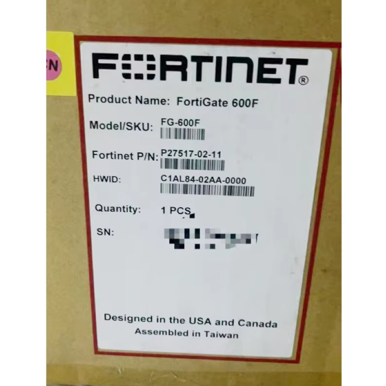 Fortinet FG-600F Firewall De perfecte oplossing voor uw netwerkbeveiliging