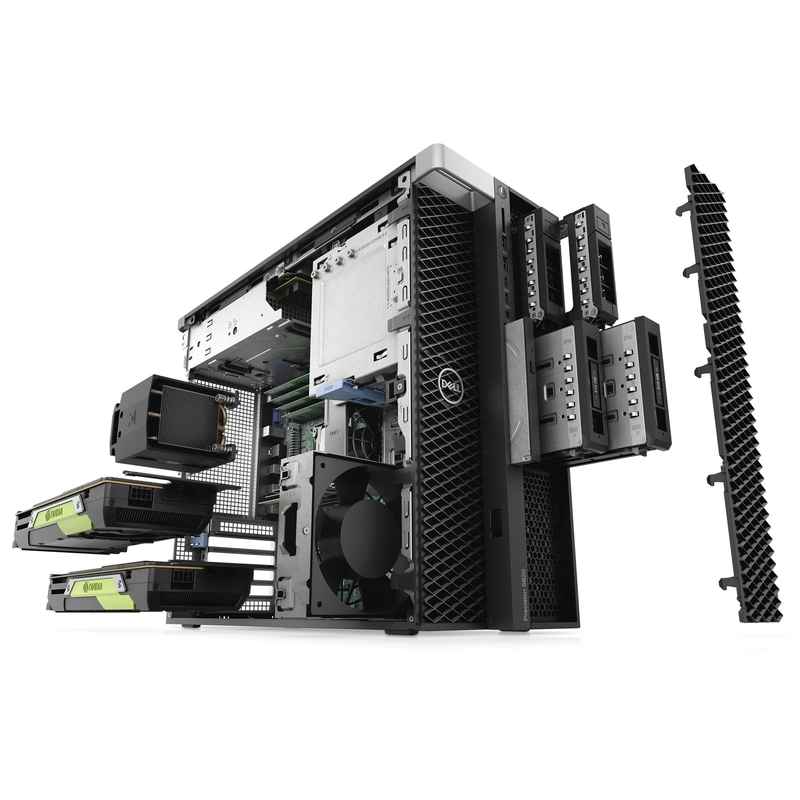 Onmiddellijke levering Dell Precision T5820 Xeon 6 Core W-2235 Tower Workstation met 8GB 3200MHz geheugen